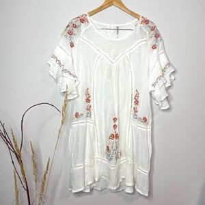 NWT - Monoreno Boho Oversized Sheer Dress